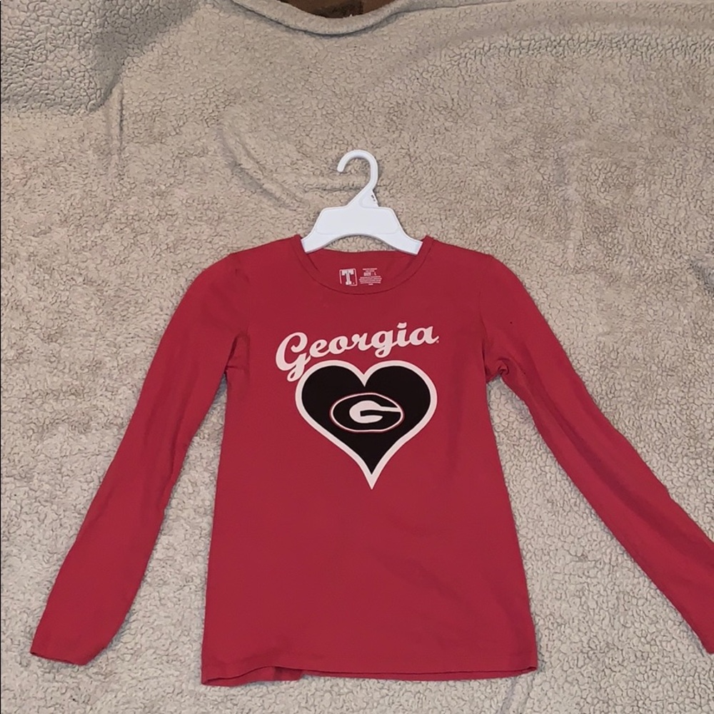 Kids red Georgia shirt